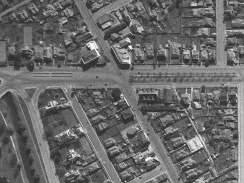 Victoria Street from the air, 1940-1944