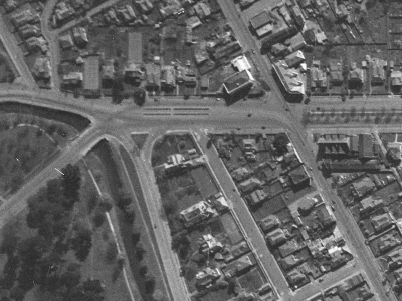21 Dublin Street from the air, 1940-1944