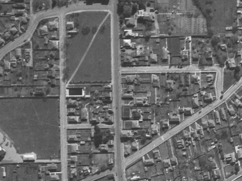 274 Stanmore Road from the air, 1940-1944