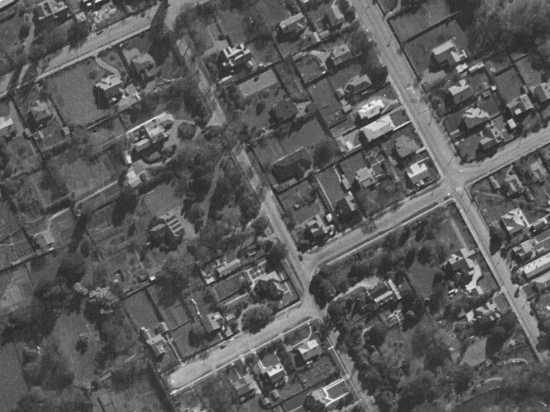 22 Helmores Lane from the air, 1940-1944