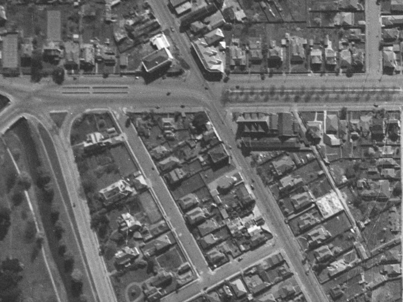 179A Victoria Street from the air, 1940-1944