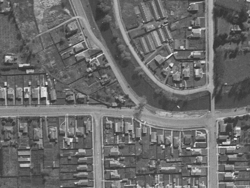 5 Dallington Terrace from the air, 1940-1944