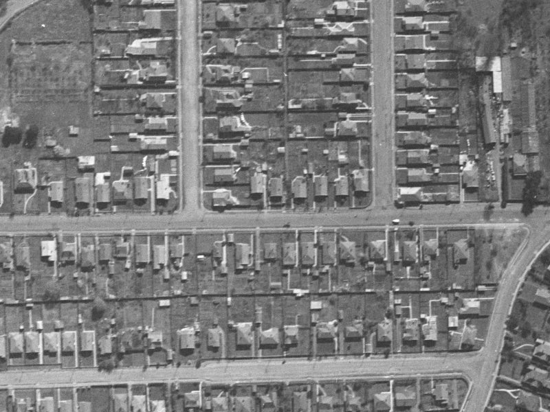 59 Retreat Road from the air, 1940-1944