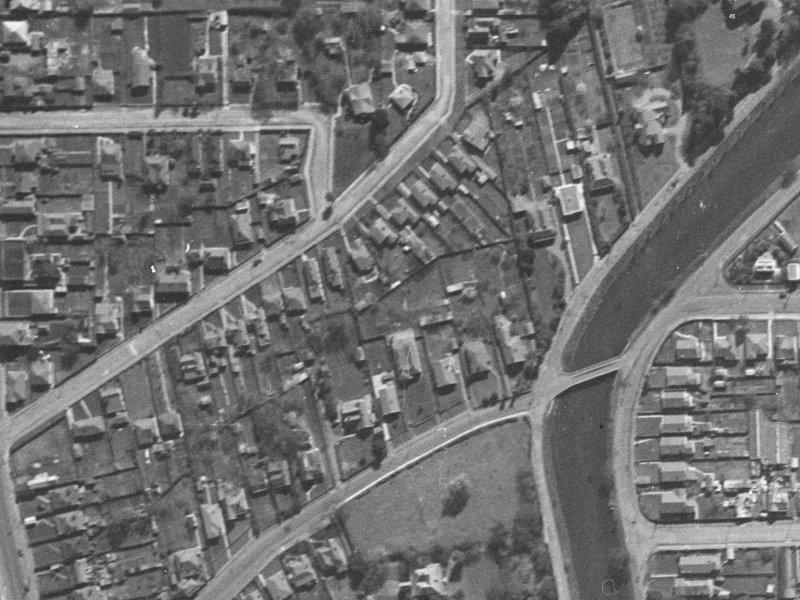 45B Swanns Road from the air, 1940-1944