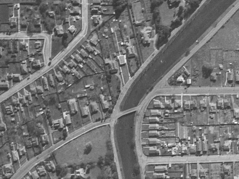 219 River Road from the air, 1940-1944
