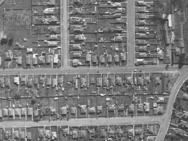 52-54 Retreat Road from the air, 1940-1944
