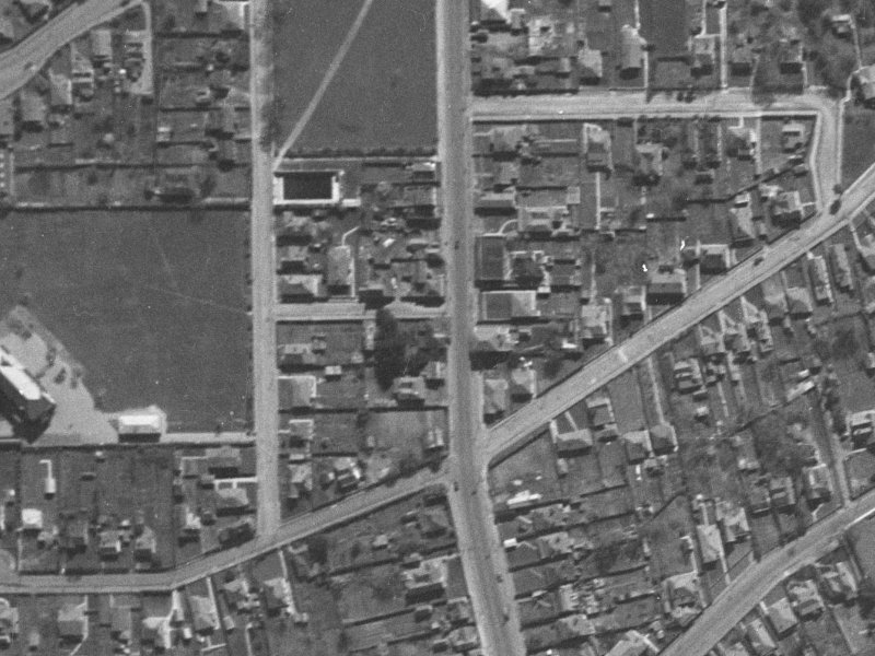 258 Stanmore Road from the air, 1940-1944