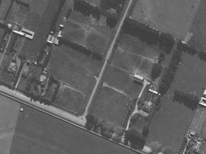 10A Cutts Road from the air, 1940-1944