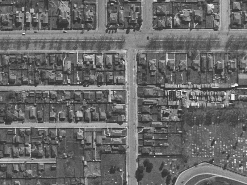 401 Barbadoes Street from the air, 1940-1944