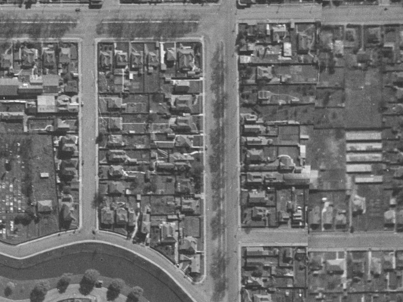 273 Fitzgerald Avenue from the air, 1940-1944