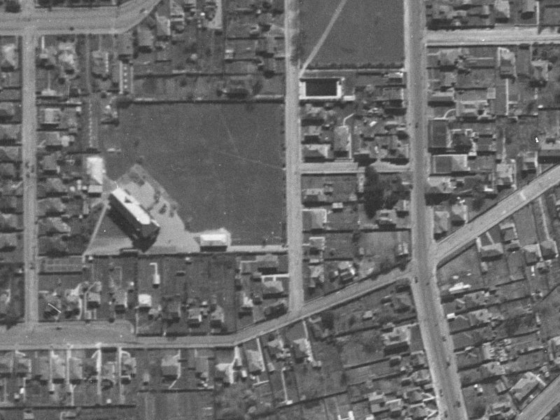 9 Pavitt Street from the air, 1940-1944