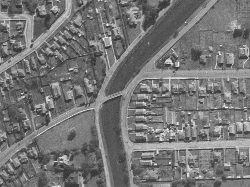 220 Avonside Drive from the air, 1940-1944