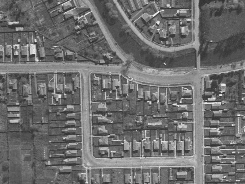 110 Retreat Road from the air, 1940-1944