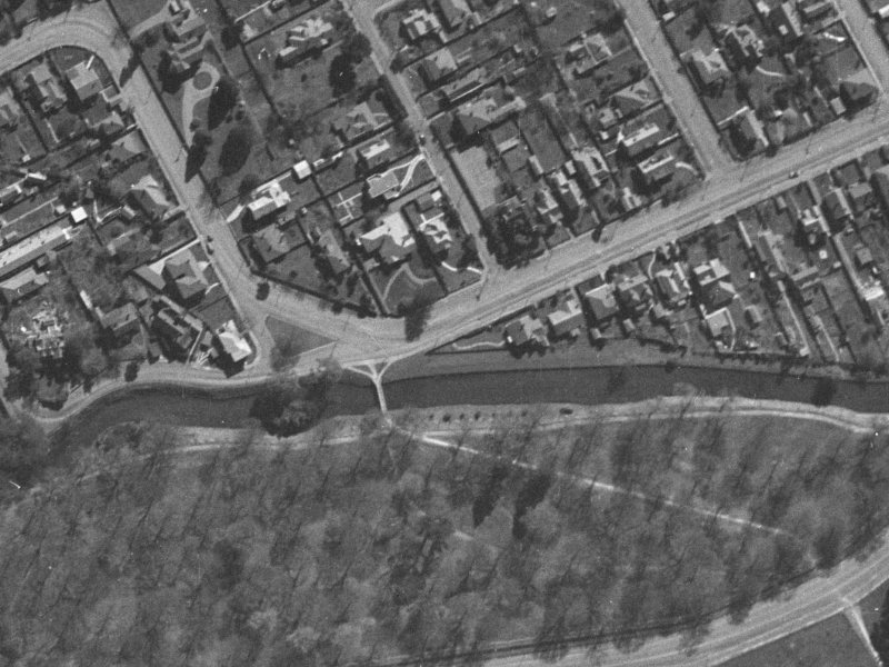 2 Carlton Mill Road from the air, 1940-1944