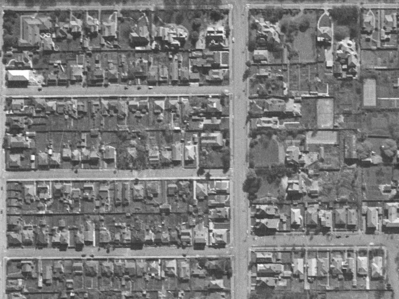 41 Beveridge Street from the air, 1940-1944