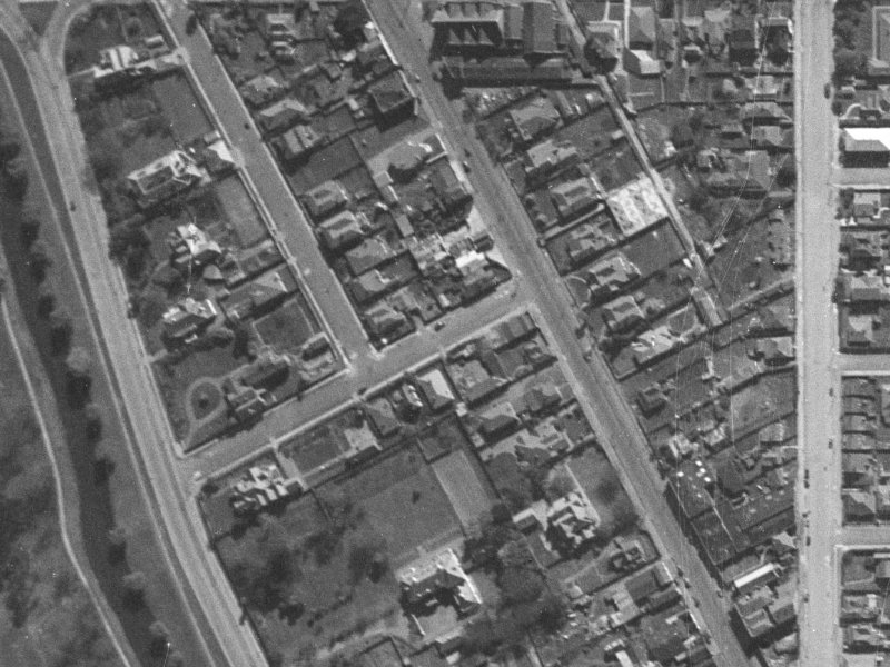 7 Dorset Street from the air, 1940-1944