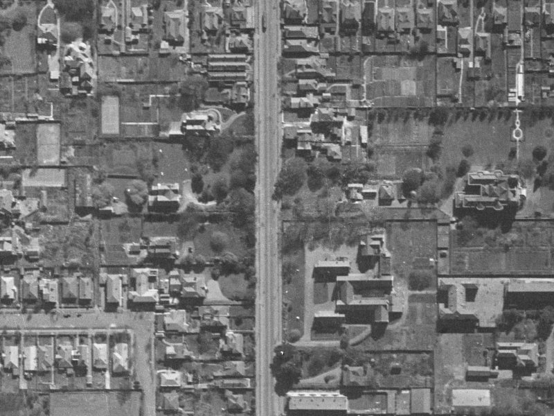 888C Colombo Street from the air, 1940-1944