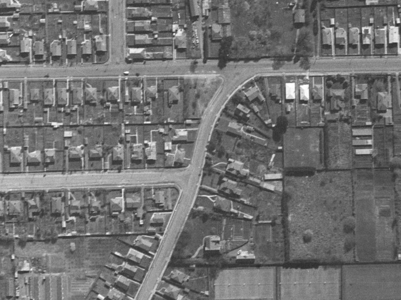 73 Patten Street from the air, 1940-1944