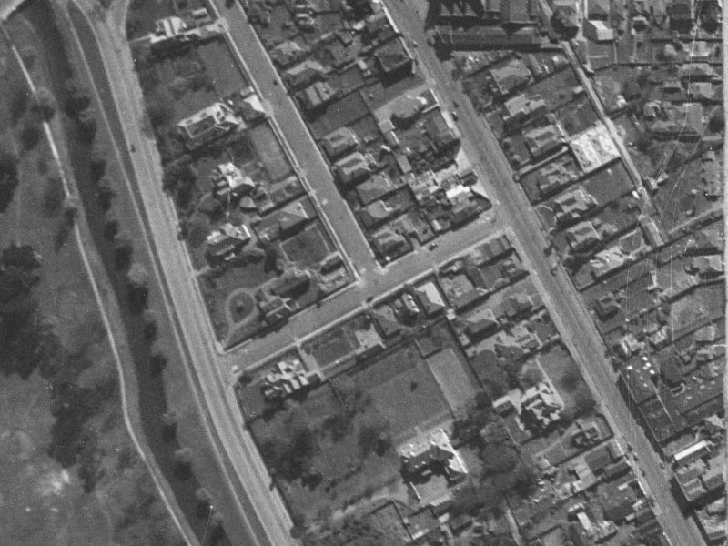18 Dorset Street from the air, 1940-1944