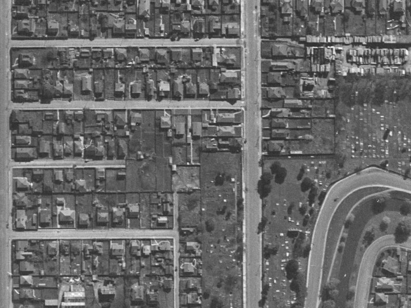 5 Moa Place from the air, 1940-1944