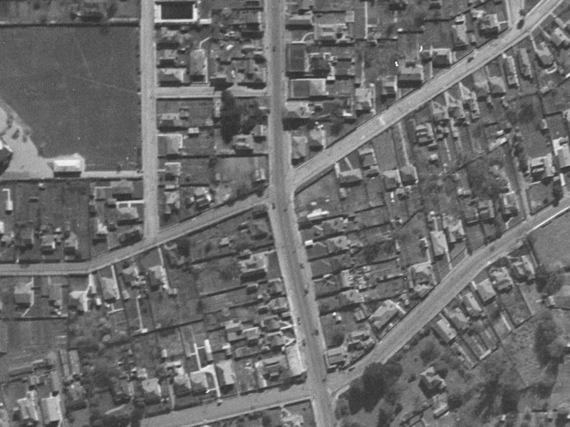 252 Stanmore Road from the air, 1940-1944