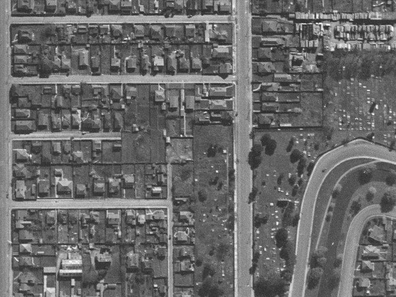 8 Moa Place from the air, 1940-1944
