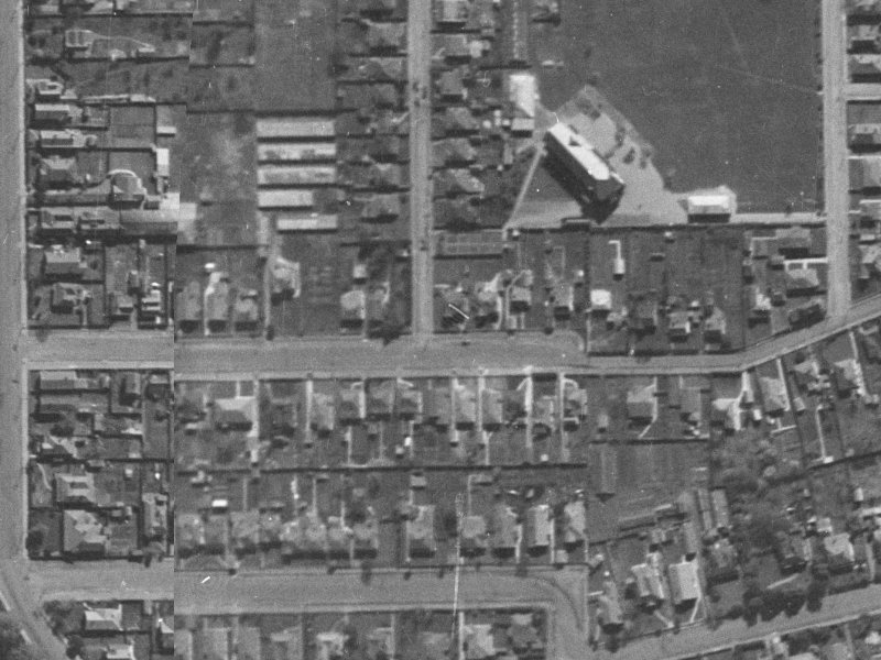 38 Alexandra Street from the air, 1940-1944