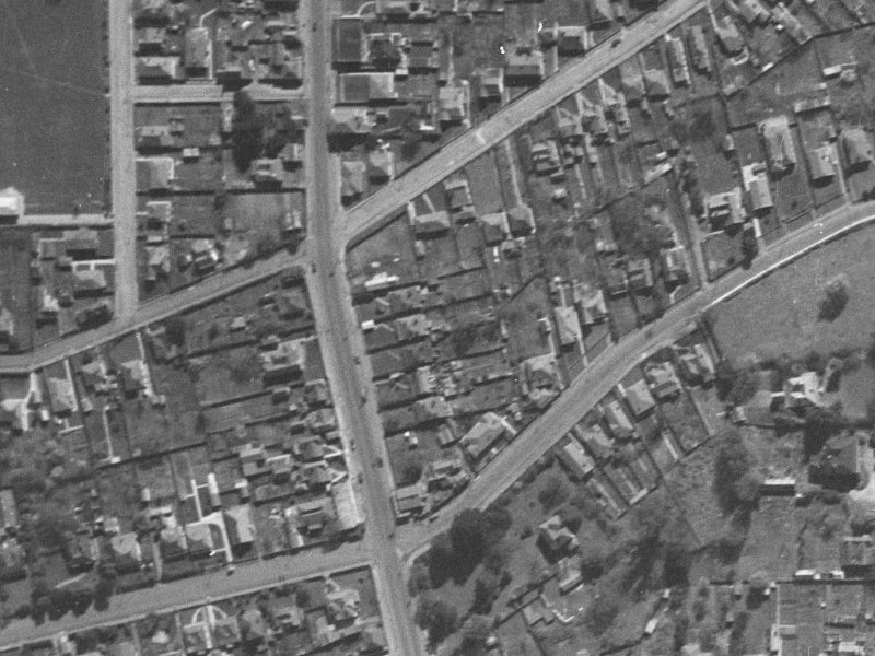 248 Stanmore Road from the air, 1940-1944