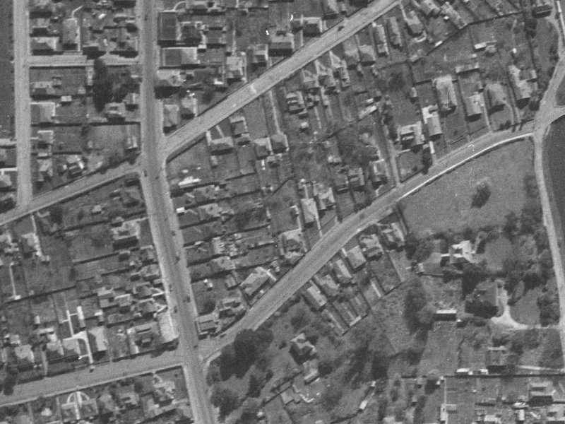 19 Swanns Road from the air, 1940-1944