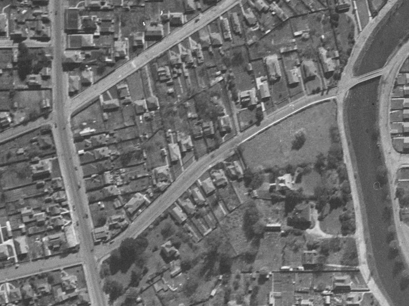 Swanns Road from the air, 1940-1944
