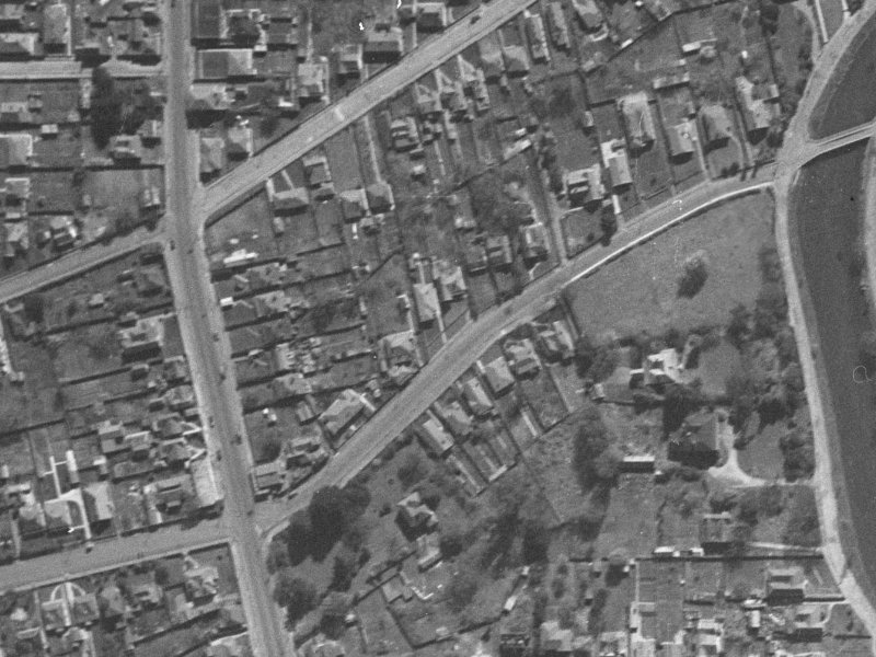 24 Swanns Road from the air, 1940-1944