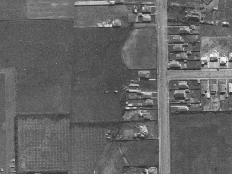 54 Rowcliffe Crescent from the air, 1940-1944