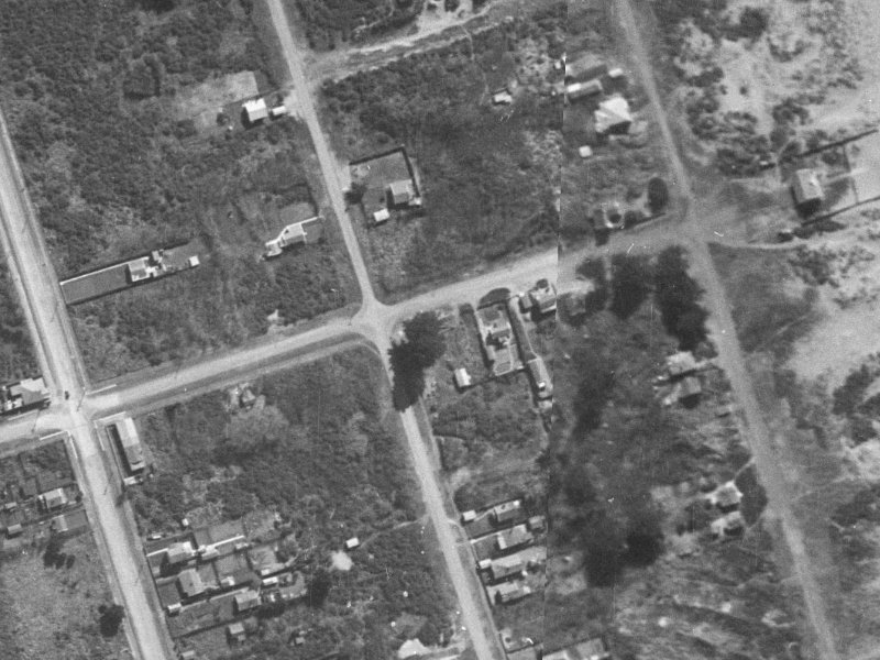 18 Bridge Street from the air, 1940-1944
