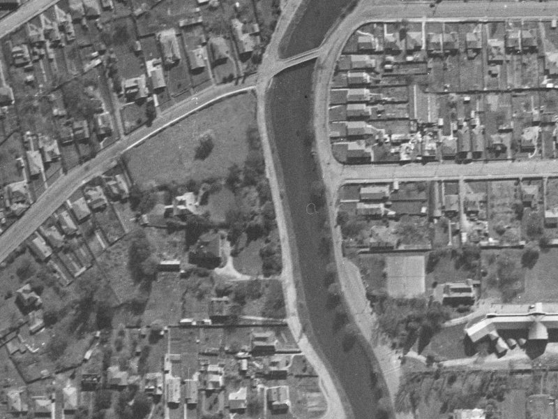 193 River Road from the air, 1940-1944