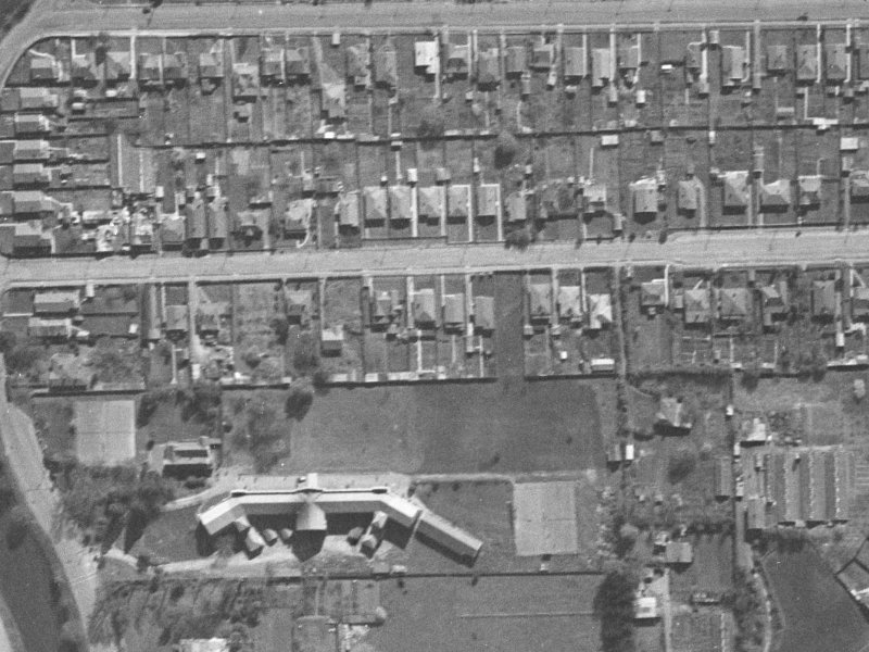 30 Cowlishaw Street from the air, 1940-1944