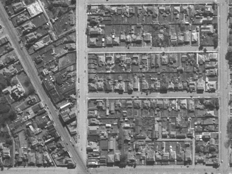 9 Conference Street from the air, 1940-1944
