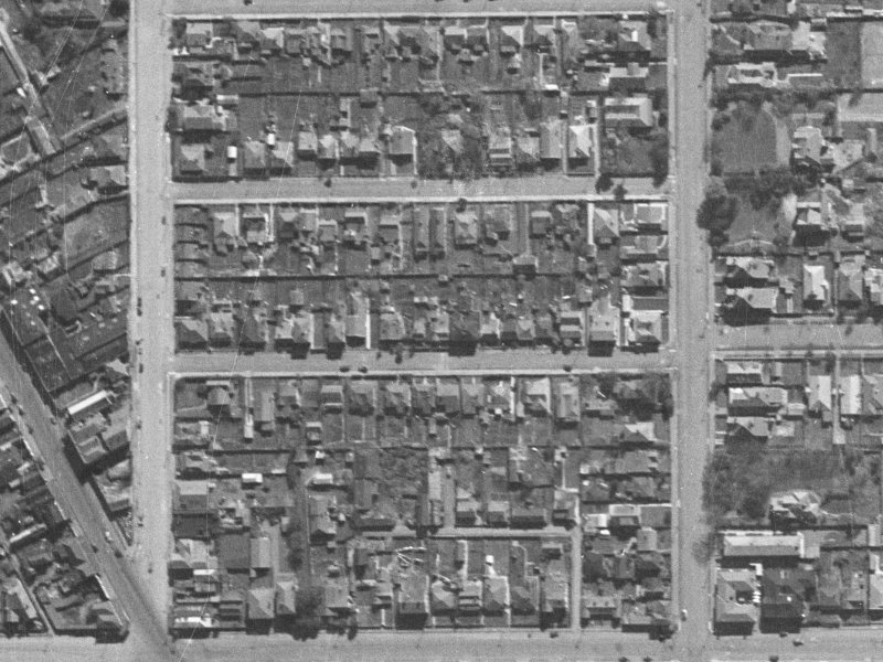 23 Conference Street from the air, 1940-1944
