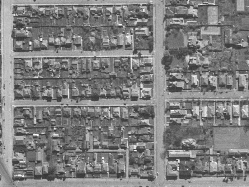 37 Conference Street from the air, 1940-1944