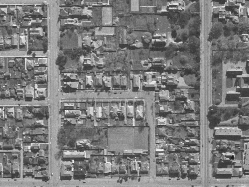 38 Gracefield Avenue from the air, 1940-1944