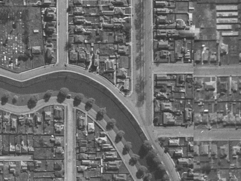 383 Cambridge Terrace from the air, 1940-1944