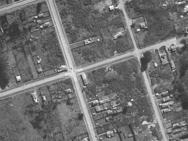39 Bridge Street from the air, 1940-1944