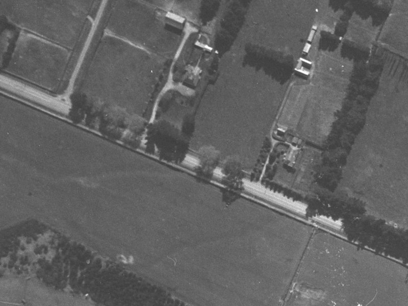 318 Yaldhurst Road from the air, 1940-1944