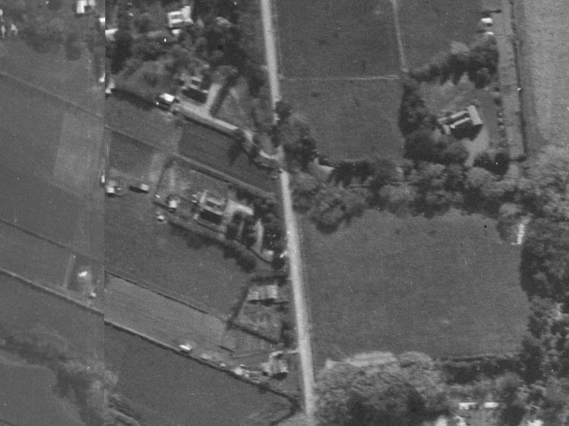 105B Waimairi Road from the air, 1940-1944
