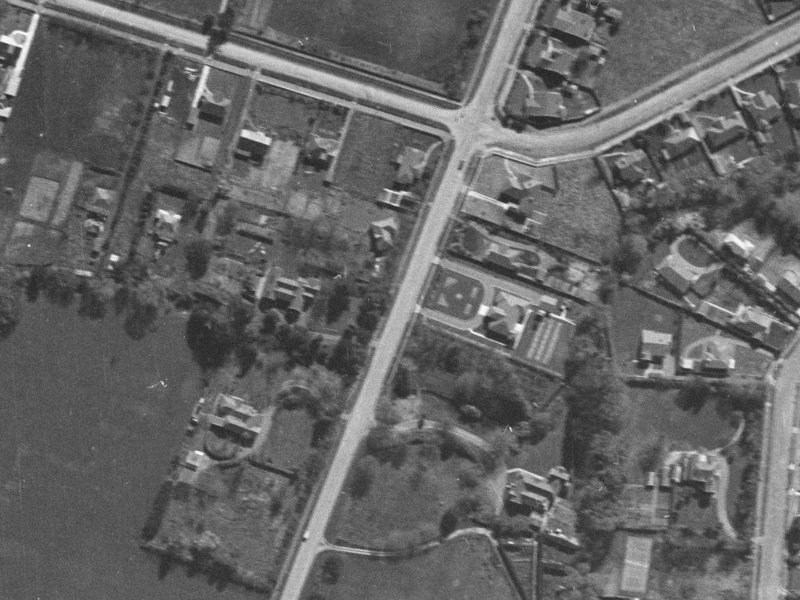 87 Clyde Road from the air, 1940-1944