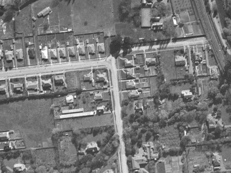 85 Harakeke Street from the air, 1940-1944