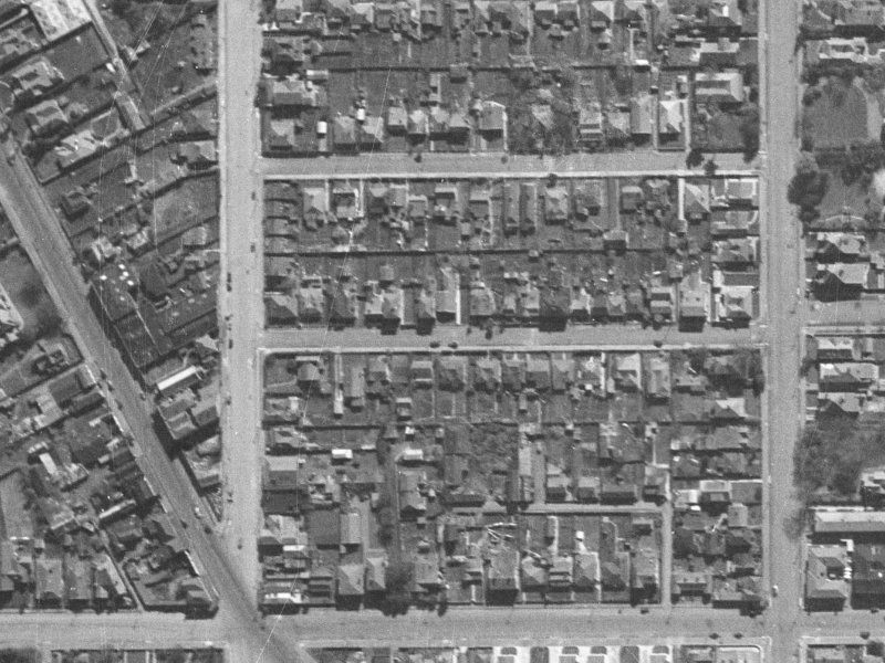 17 Conference Street from the air, 1940-1944
