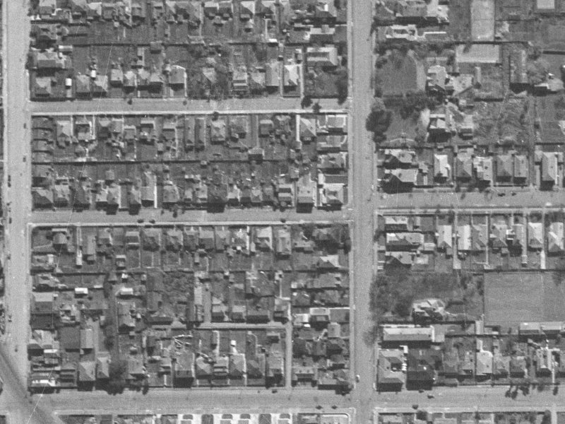 39 Conference Street from the air, 1940-1944