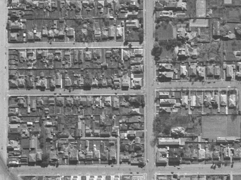 41 Conference Street from the air, 1940-1944