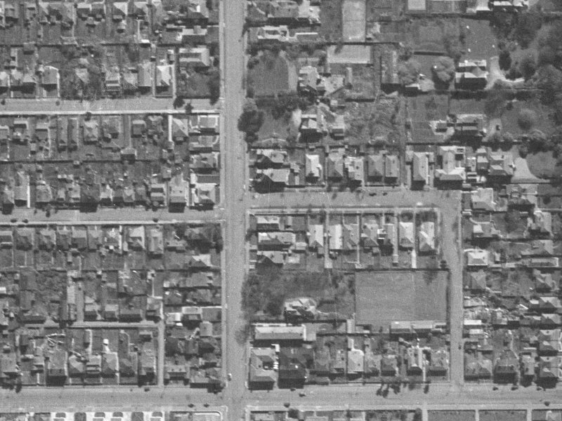 31 Gracefield Avenue from the air, 1940-1944