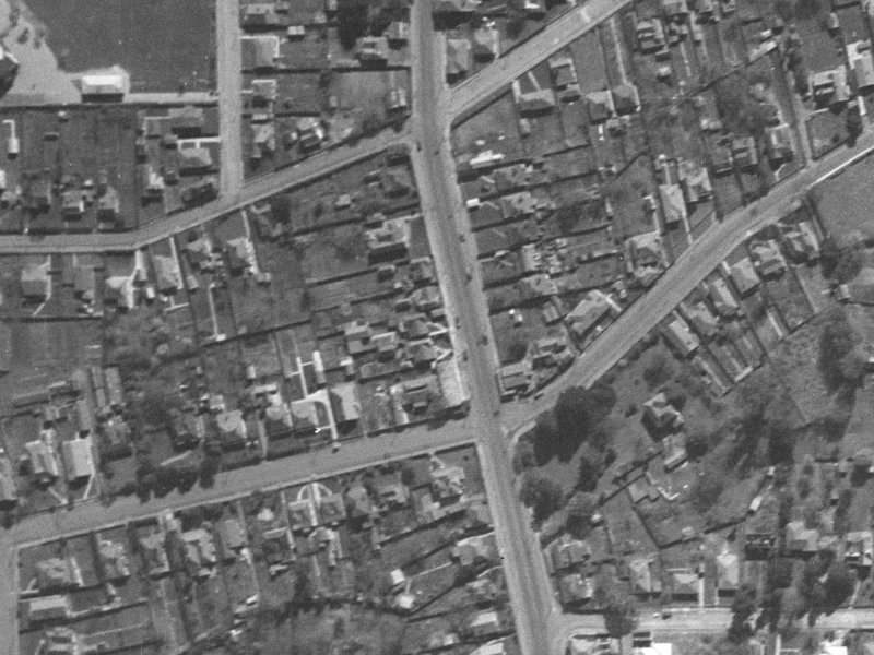 233 Stanmore Road from the air, 1940-1944